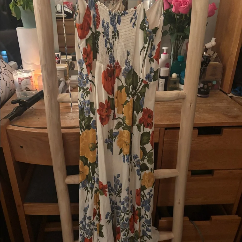 Reformation Juliette Midi Dress in Formosa Floral Print - Picture 4 of 5